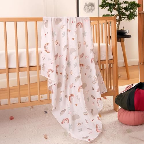 Image of Muslin Swaddle Blankets for Baby Boys - 3 Pack 100% Cotton Muslin Blanket Set - Soft Swaddle Blankets for Newborns - 31.5 inchx31.5 inch for Boys