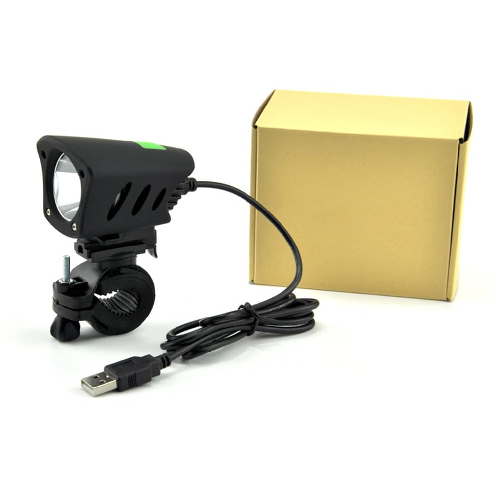 Faro Anteriore per Bicicletta con interfaccia USB, Luce LED T6 per Mountain Bike, Faro per Veicoli stradali.