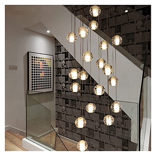 Clair cristallin de cristal d'escalier pour une ambiance chaleureuse