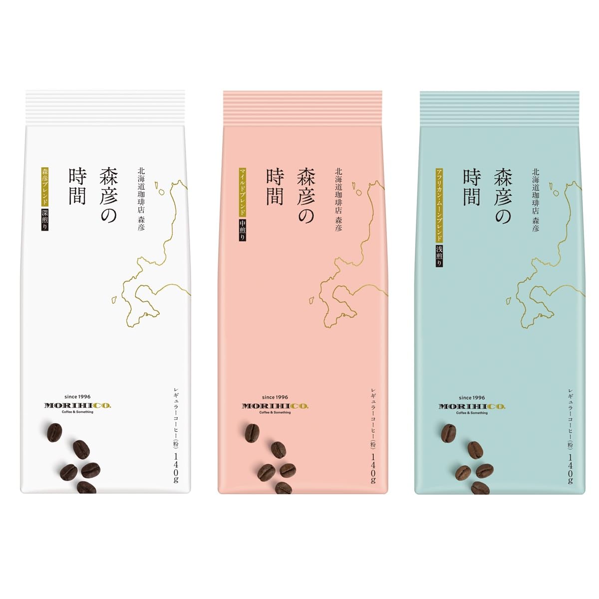 北海道珈琲店森彦ブレンド深煎り140g×24袋お買得珈琲まとめ売りアイス　ホット 北海道珈琲店森彦ブレンド深煎り140g×24袋お買得珈琲まとめ