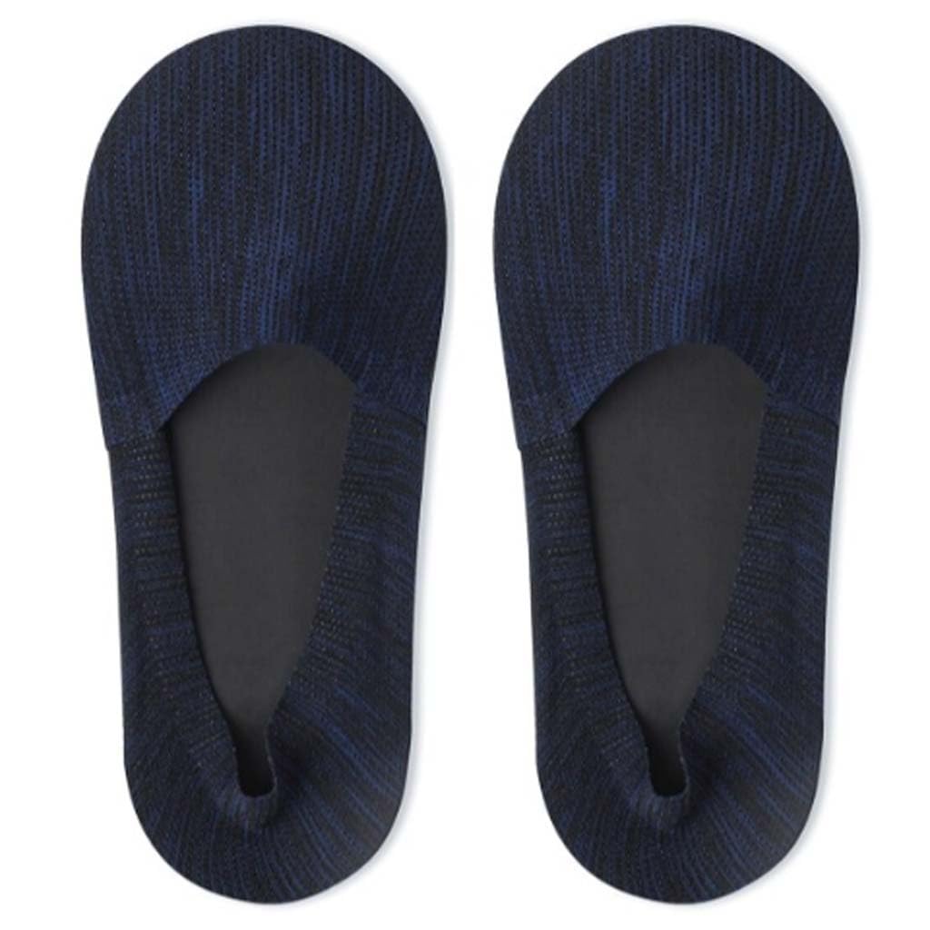 TECPHILE Anti Slip Low Cut No Show Loafer Socks for Men Made with Durable, Breathable, Odorless Material, Textured Print, Sweatproof invisible Sock Anti-Bacterial Seamless Super Soft (Pack of 3) - Image 3 thumbnail