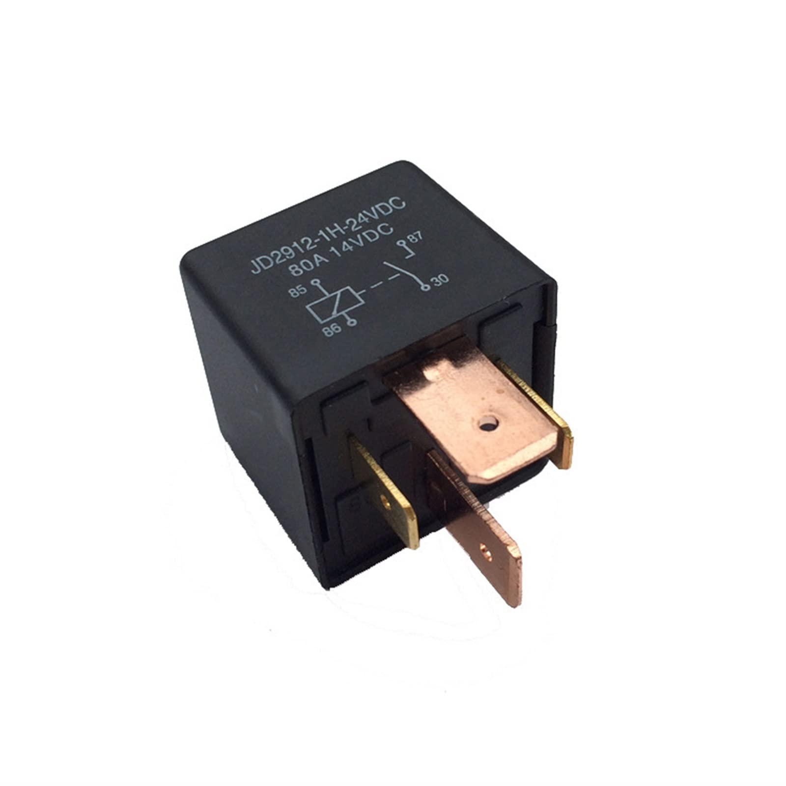 Relé inversor de 2 Piezas relé de Coche Pin de Cobre 80A JD1912 24V relé