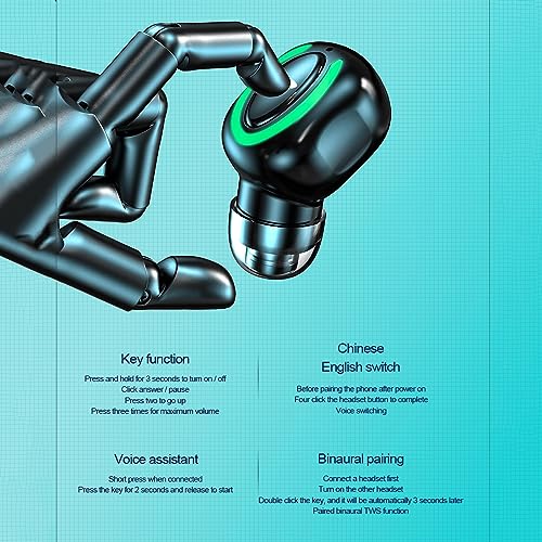 Auricular inalámbrico mini Xmenha para un solo oído miniatura 6