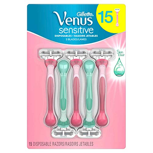 Gillette Venus Sensitive Disposable Razor 15-count