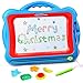 Tomons Magnetic Drawing Board, Erasable Sketch Board, Write and Learn Creative Toy for Kids Toddler Boy Girl ( Blue-Red )