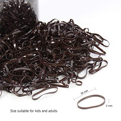 Hoyols Small Hair Elastics Brown - Image 4