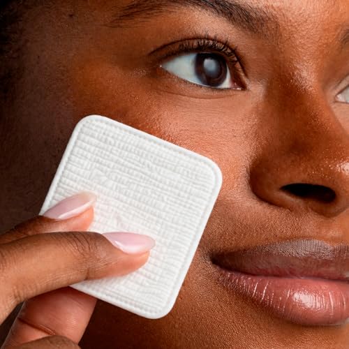 Image of Cliganic Extra Large Face Pads (400 Count) - Soft, Extra Absorbent, Ultra Durable, Hypoallergenic, For Makeup, Nail Polish & Daily Buildup Removal, Toner & Cleanser Application, Dual Sided & Lint-Free