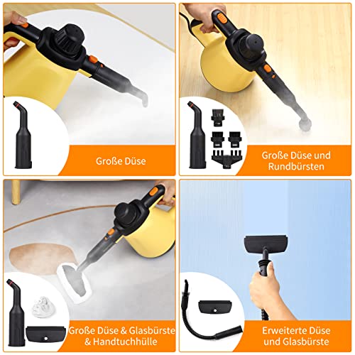 EAVE-Limpiador-a-vapor-multifuncion-450-ml-Limpiador-Vapor-PortaTil-1200-W-10-en-1-juego-de-limpiador-a-vapor-para-coche-tapiceria-sofa-casa-bano-cocina-limpieza-de-superficies