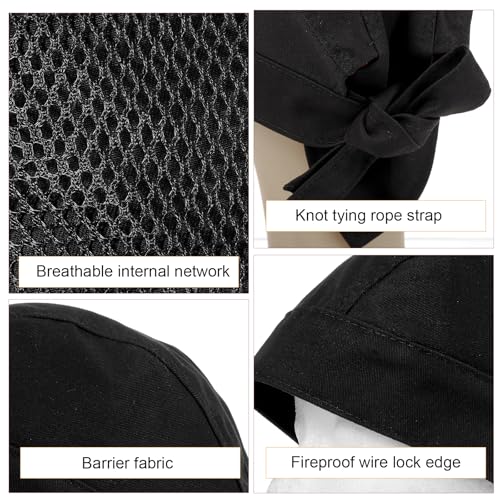 Gorra para soldar resistente a la llama ajustable miniatura 3