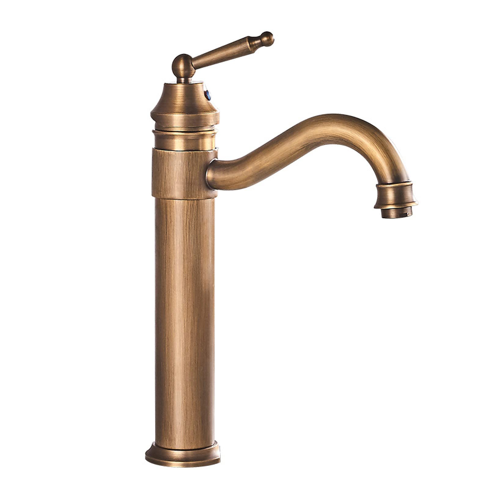 Mixer Single Lever Basin Sink Hot Cold Water Tap Brass Bath Retro Water Saving Bathroom Washbasin Taps - View #7