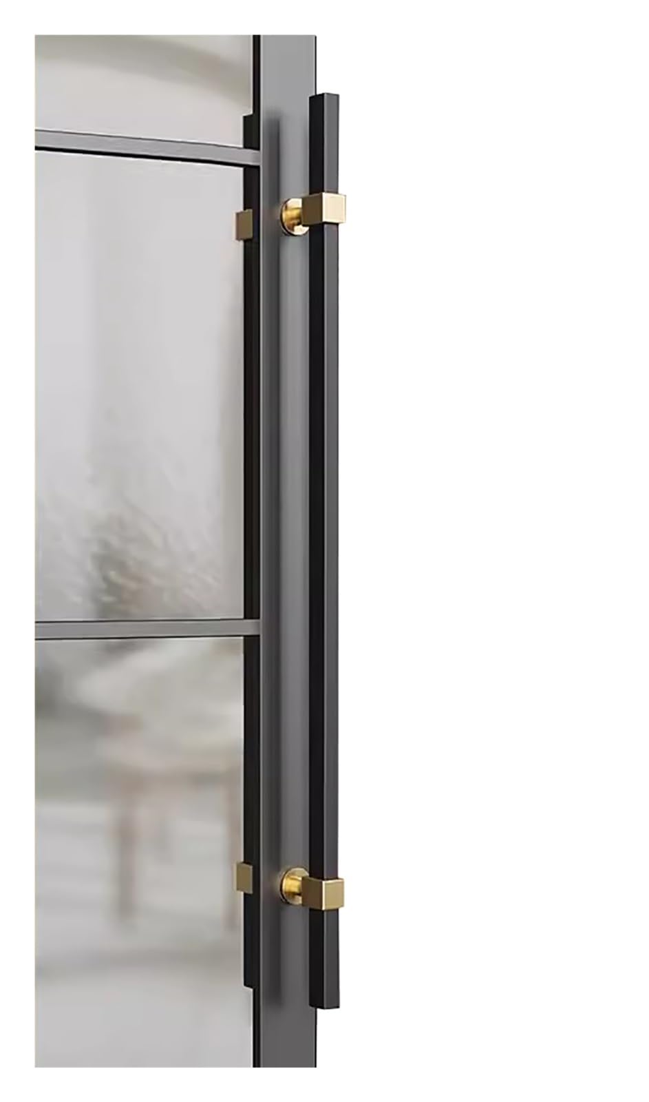 GBRJUYF Stainless Steel Pull Door Handles, Heavy-Duty Two-Sided Push Bar for Internal and External Doors, Ideal for Home and Commercial Use
