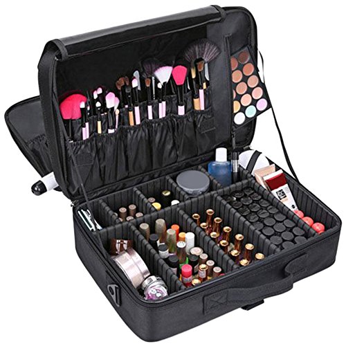 Preisvergleich Produktbild Vin beauty TOPmountain Bewegliche Verfassungs Fall Cosmetic Bag Organizer Professionel Aufbewahrungstasche Koffer groß