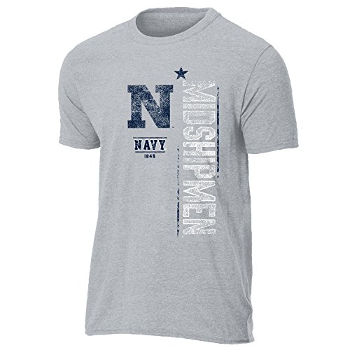 NCAA Navy Midshipmen Adult-Men Vintage Sheer S/S T, Oxford, 2X-Large