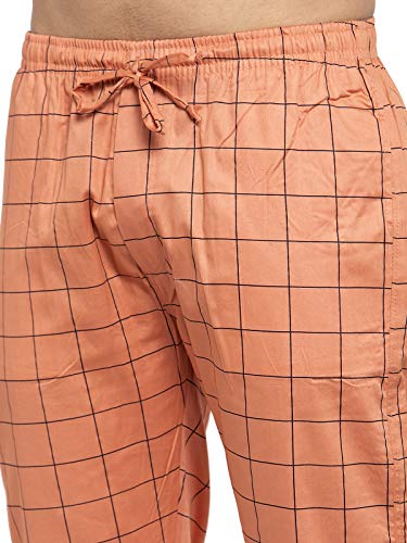 Image of JAINISH Men Checked Tapered Fit Track Pants