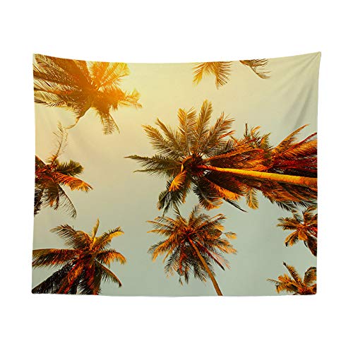 Nordic gedruckt Bananenblatt hängen Tuch Wand Hintergrund dekorative Malerei Wandteppich Decke Kunst Landschaft Wandteppich 107 100-150