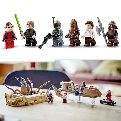 Image of LEGO Star Wars Desert Dodge and Sarlacc Pit - Collector's Building Set for Kids and Saga Fans - Buildable Vehicle for Boys and Girls 75396