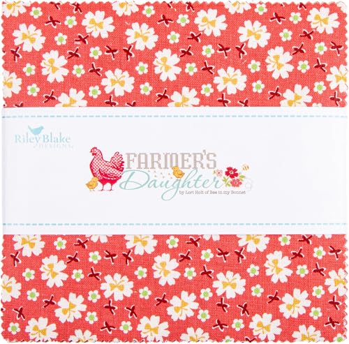 Lori Holt Farmers Daughter 5 Stacker 42 5-inch Squares Charm Pack Riley Blake Designs 5-17160-42