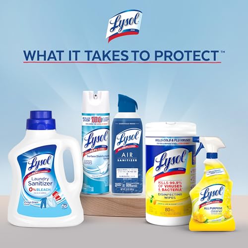Lysol Disinfecting Wipes, Cleaner, Lemon + Mango + Linen, 80 ct. (4 Pack) - image 8