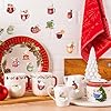 CNhoqc Christmas Hot Cocoa Stickers - 1000Pcs Christmas Theme Watercolor Hot Chocolate Milk Mug Stickers, 16 Different Designs Self-Adhesive Vinyl Decor for DIY Gift Wrap Bottle Festival Party Favor #5
