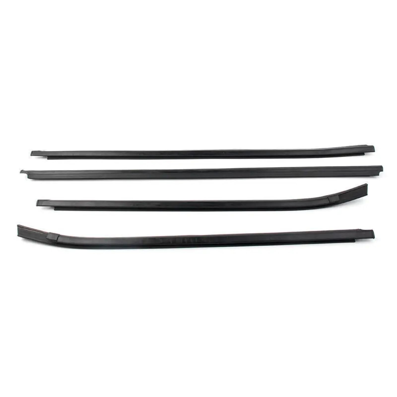 Glilar One Color Automotive Window Seals Compatible With Toyota For Hilux Sr5 For Vigo Mk7 2005-2014 4Pcs Car Outer Door Window Weatherstrip Seal Belt 681610K010