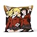 Funda de cojín con dibujo animado Kakegurui Yumeko Mary Kirari Home Dormitorio cojín decorativo 40 x 40 cm