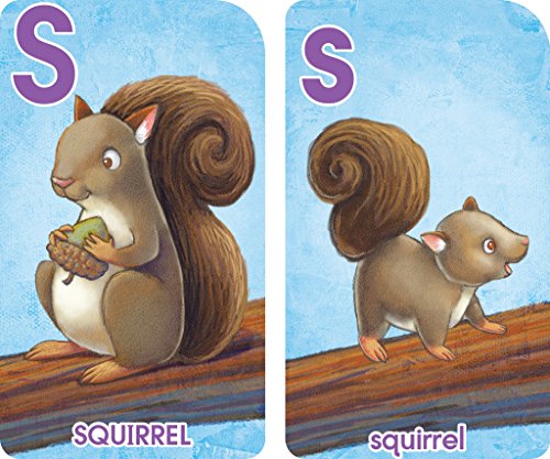 51awbNl8RdL - School Zone - Go Fish Alphabet Game Cards - Ages 4 and Up, Preschool to First Grade, Uppercase and Lowercase Letters, ABCs, Word-Picture Recognition, Animals, Card Game, Matching, and More