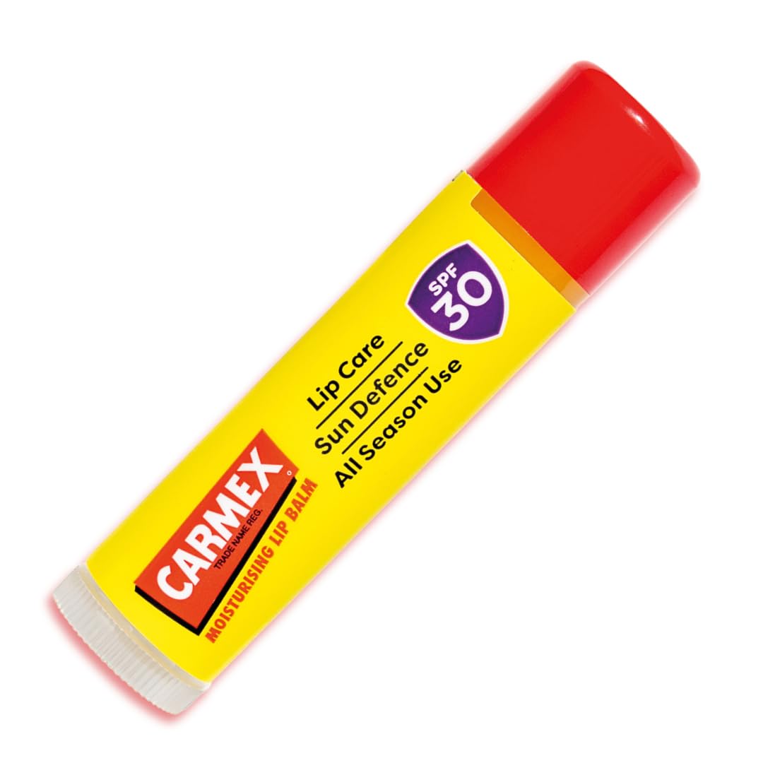 CARMEX SPF30 Sun Defence Tropical Moisturizing Lip Balm for Soft, Protected Lips Stick (10g)