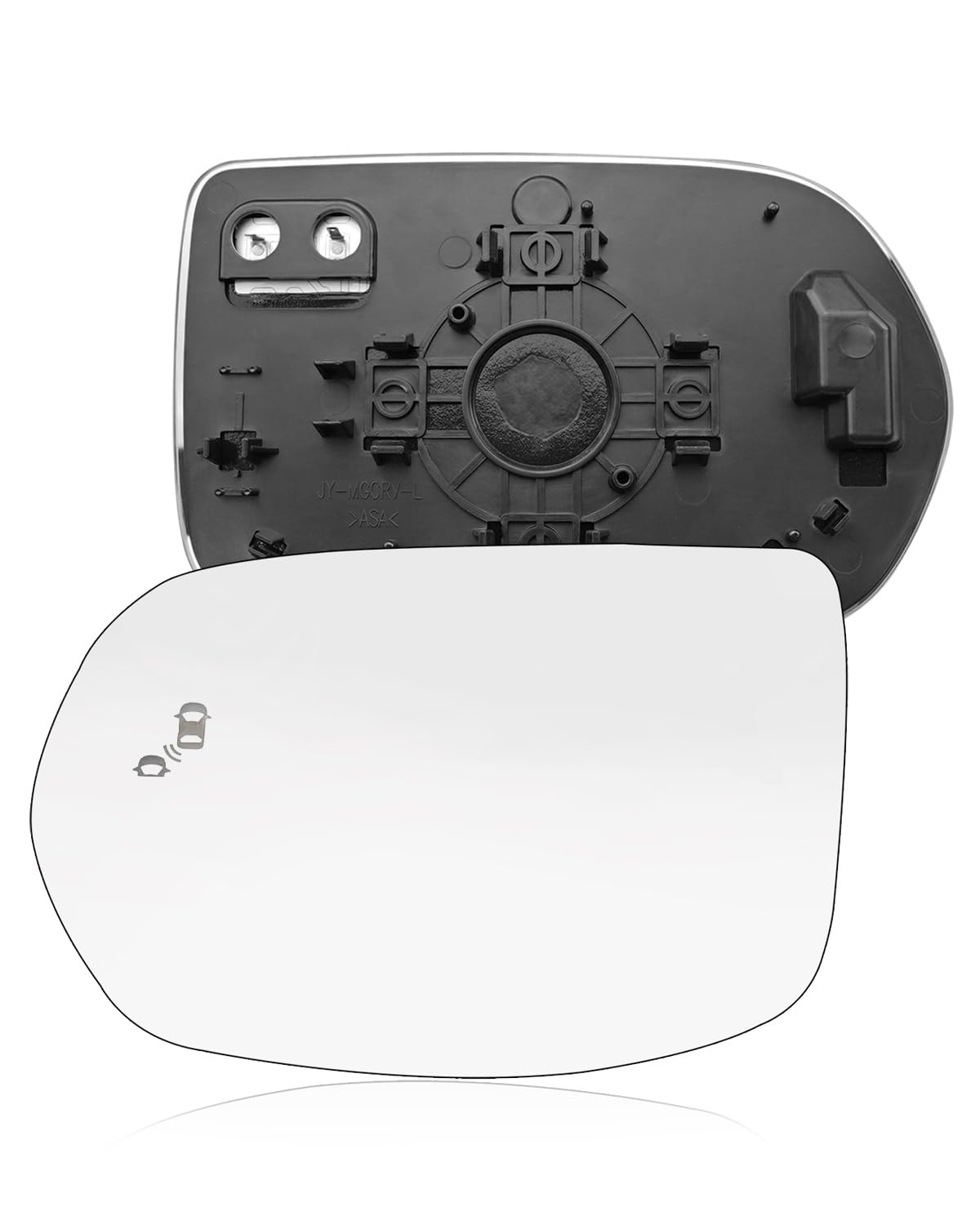 AUGREX Driver Side Rear View Mirror Glass Replacement Fit for Honda CRV 2017 2018 2019 2020 2021 2022, Left Side Mirror with Power Heated & Blind Spot