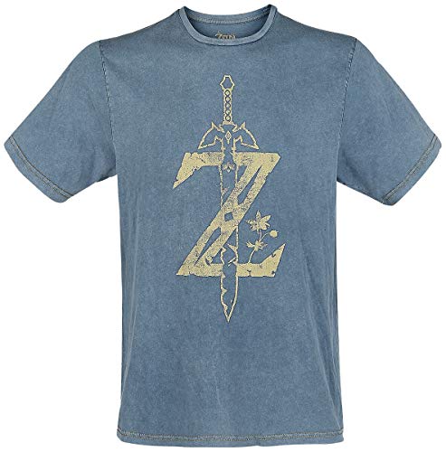 Bioworld EU Herren Regular Fit T-Shirt Blau Blue (Blue Blue) Small