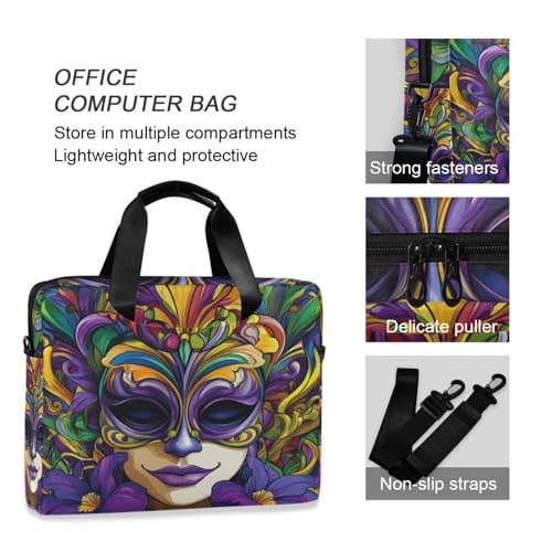 Bolso portatil para laptop con asa y correa 15.6 in miniatura 5