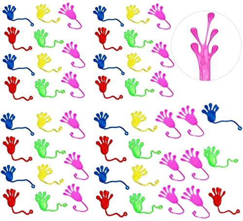 WERTYT-50-x-Colorato-Mani-appiccicose-Giocattoli-per-Bambini-bomboniera-Pensiero-pensierino-regalino-Dopo-Festa-Compleanno-Bimbi-Regalo-fine-Festa