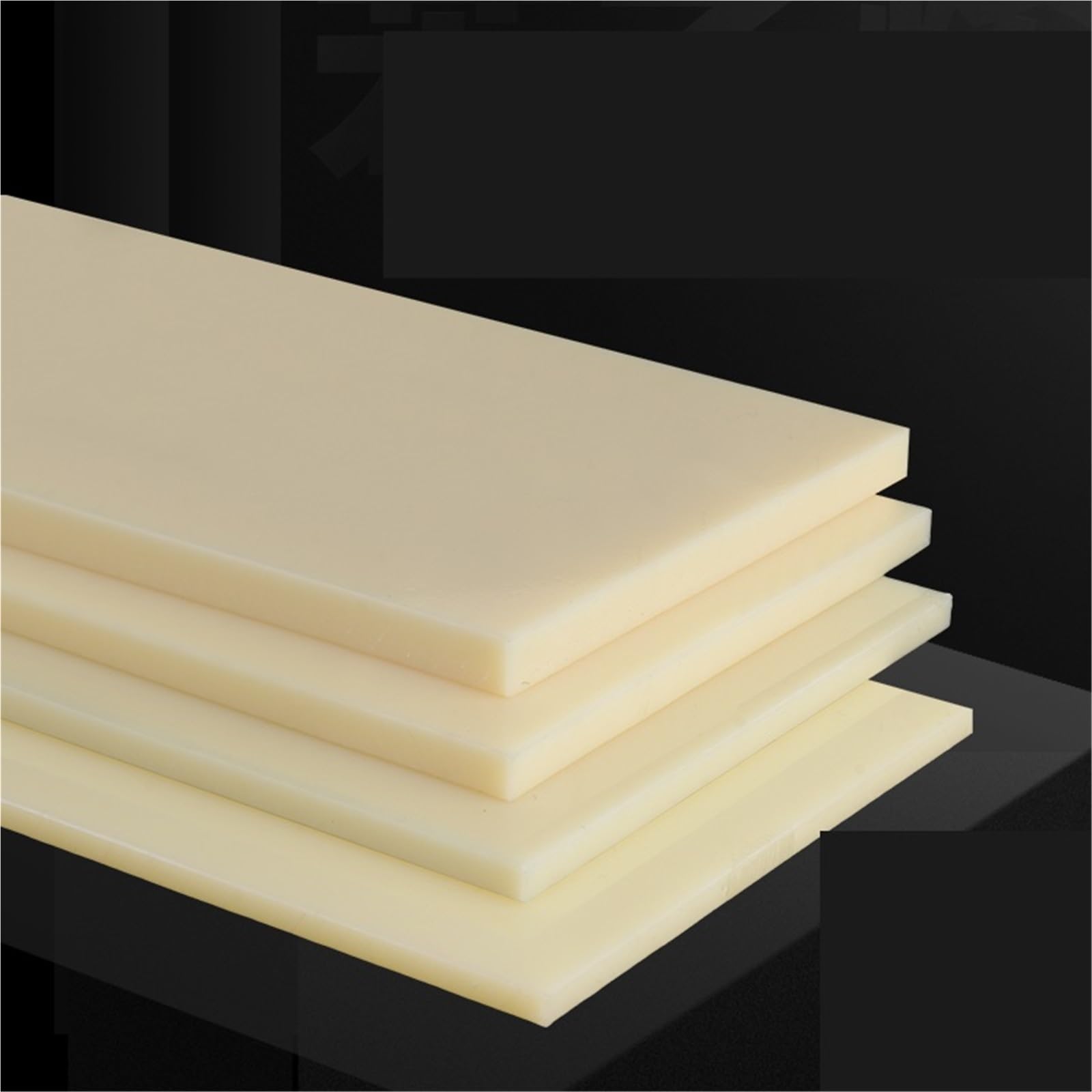 ABS-Kunststoffplatten 1–3 Stück ABS-Kunststoffplatten, 1–20 mm Dicke, CNC-Technikblech, Beige, 100 x 200, 250, 300 Bastelarbeiten