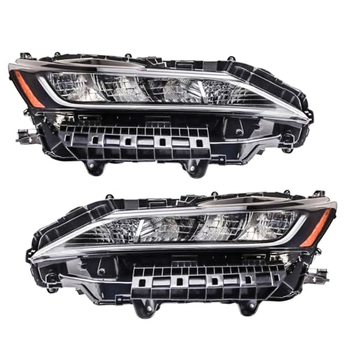 Image of TRQ 2 Piece Headlight Assembly Set Driver & Passenger Side Compatible with Toyota Venza LE 2021-2024 TO2502322 TO2503322 8107048J20 8114048J20