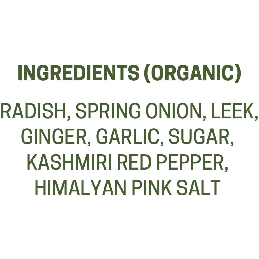 Image of MAVI's Radish Kimchi | Korean Kimchi | Artisanal Probiotic Pickle | 100% Natural, Organic & Vegan | No Preservatives, No Artificial Flavour or Colour | 500g | Pack of 2