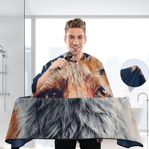 Capa impermeable para barbería 140x165 cm unisex miniatura 7