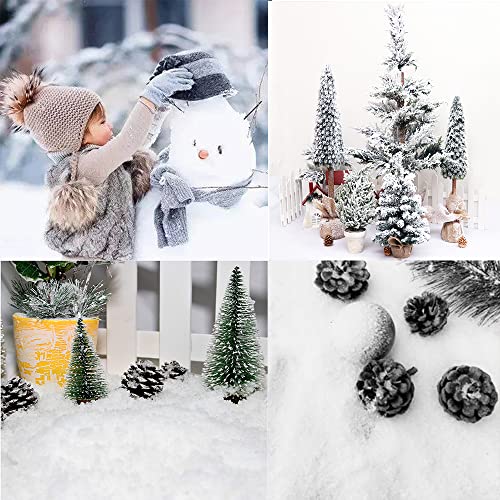 Ervige Instant Snow Makes 8 Gallons Of Faux Artificial Snow For Christmas Tree Decoration, Village Displays, Holiday And Winter Crafts And Artificial Snow Play #TOP3