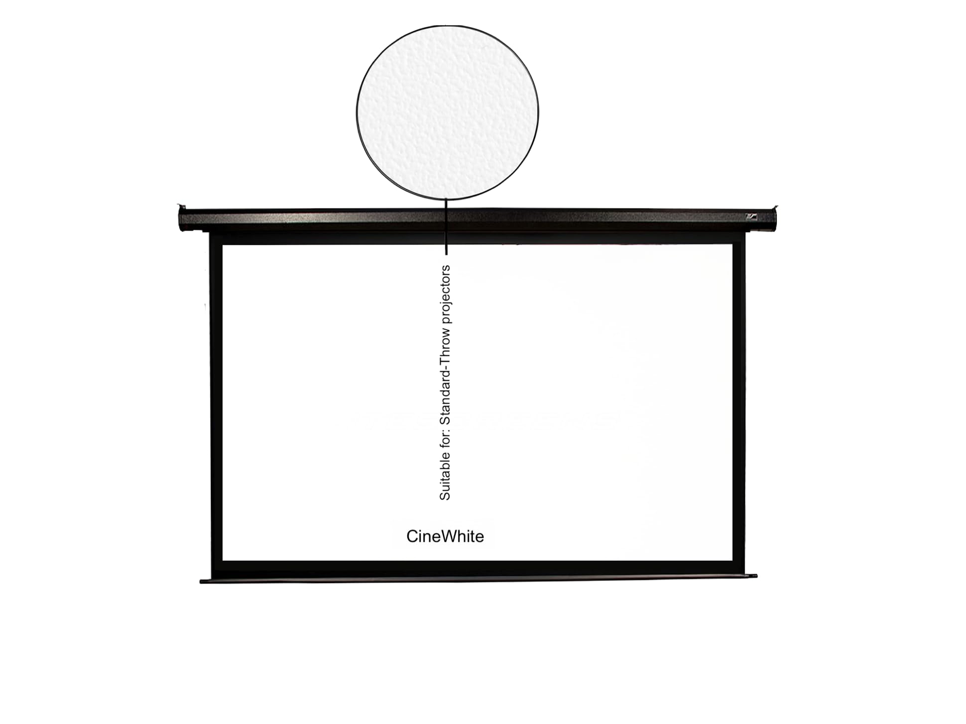 ELITE SCREENS schermo motorizzato Economy Spectrum nero 222 x 125 cm, 16:9 formato 100 pollici, Electric100H