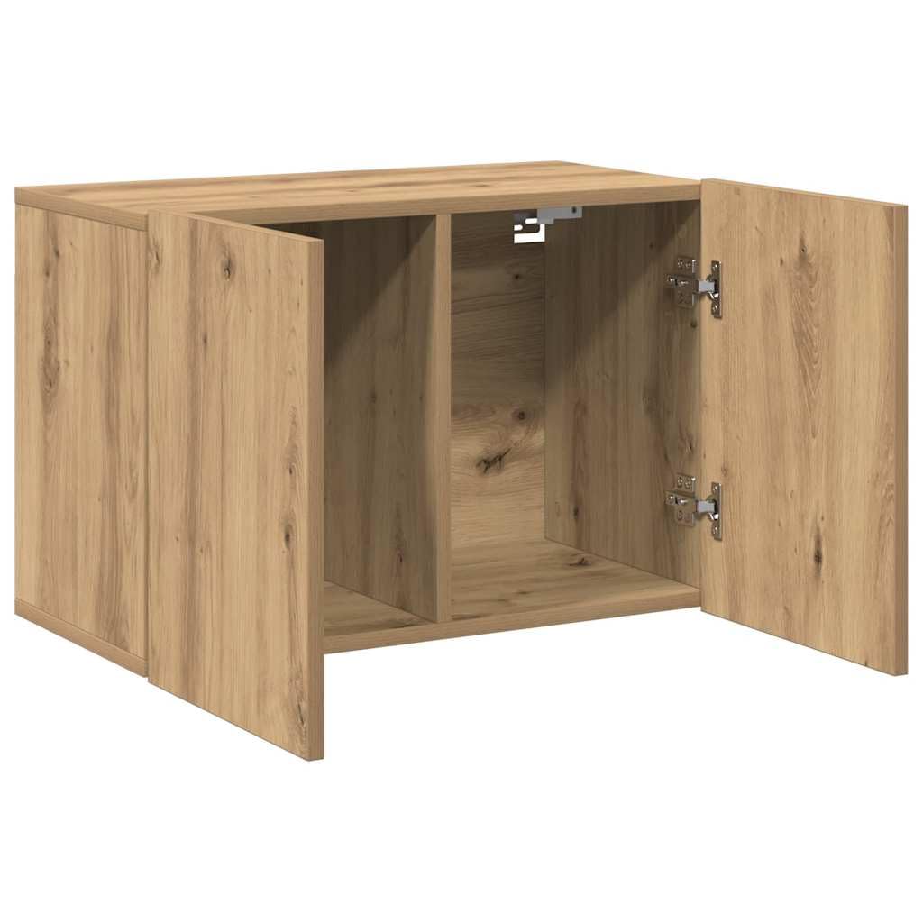 vidaXL Mueble para TV de Pared Roble Artesanal 60x30x41 cm, Soporte para TV, Armario Consola de TV, Muebles de Dormitorio, Mueble Multimedia