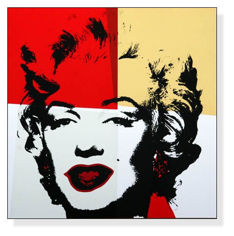 Sunday B ゴールデンマリリン（ウォーホル）ポスター Golden Marilyn-6 (11.40)Golden Marilyn-6 (11.40)|アンディ