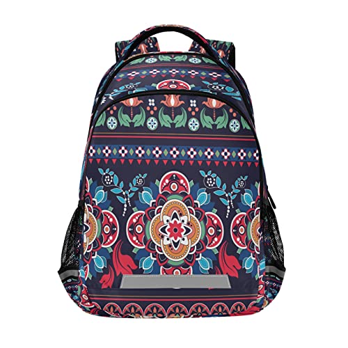 Sac à dos vintage fleuri idéal pour le collège et les sorties