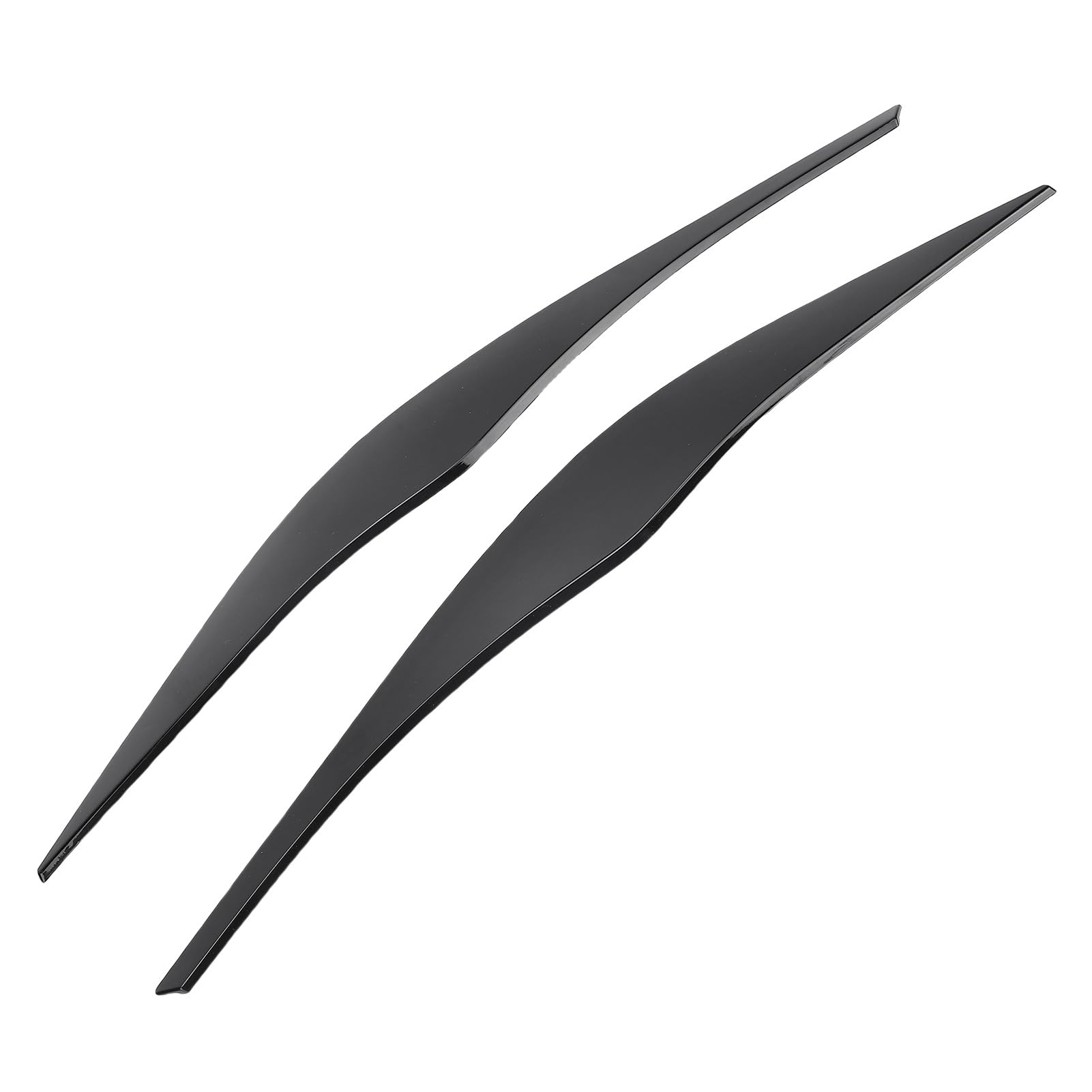 Tira de cejas para faros delanteros (color negro brillante, con decoración elegante, para sedán E90 E91, serie Touring, con protección, fácil instalación