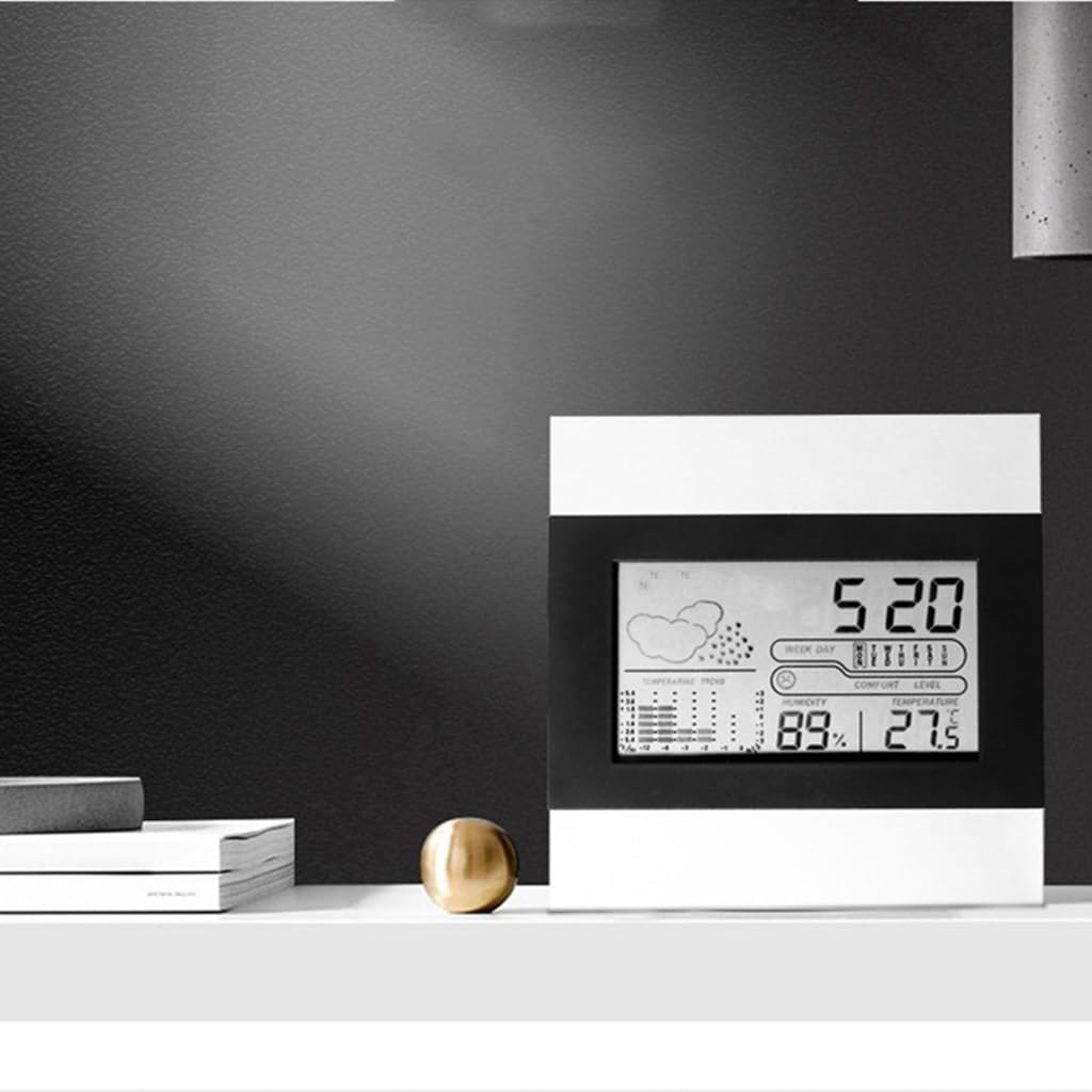 LCD Large Screen Alarm Clock Weather Forecast Supermarket Electronic