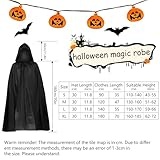 Zoom IMG-1 yxhzvon halloween capo nero con Zoom IMG-1 yxhzvon halloween capo nero con