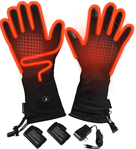 Heated Glove Liners Electric Gloves Thin Glove Liners Battery Heated Gloves for Men