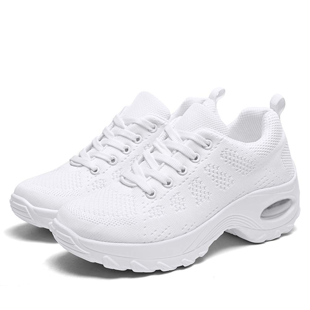 Damen atmungsaktive Turnschuhe Fitness-Gym Schuhe Schnüren Casual Sport Sportschuhe Outdoor Fashion Walking Trainer Schuhe