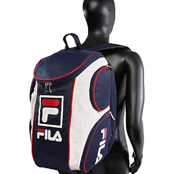 Fila Heritage Tennis Backpack, Peacoat, One Size, Heritage