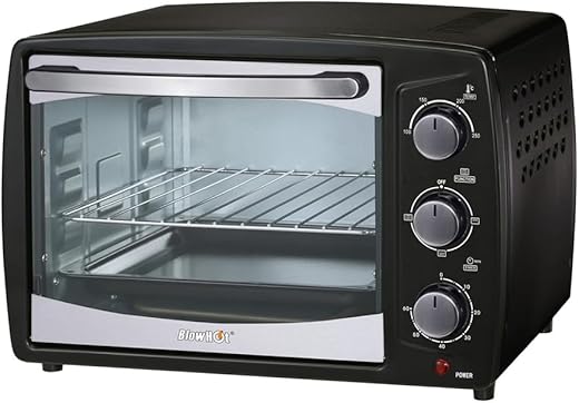 BLOWHOT Oven Toaster Griller (19L) capacity OTG | All in one- Air Fry, Bake, Dehydrate, Toast, Broil |, 230V, 3 Stage Selector, Adjustable…
