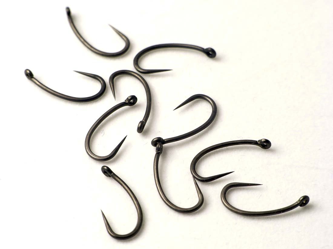 Teflon Coated Curve Shank Professional Series Carp Fishing Hooks