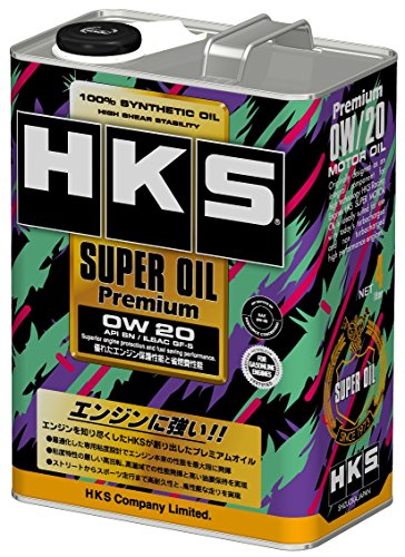 HKS SUPER OIL Premium スーパーオイルプレミアム SN 0W20 4L 52001-AK112のサムネイル