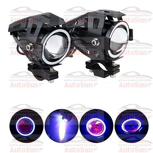 Autosun U7 LED Fog Light Bike Driving DRL Fog Light Spotlight, High/Low